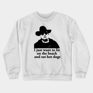 Kevin Malone The Office Funny Quote Hot Dogs BEach Crewneck Sweatshirt